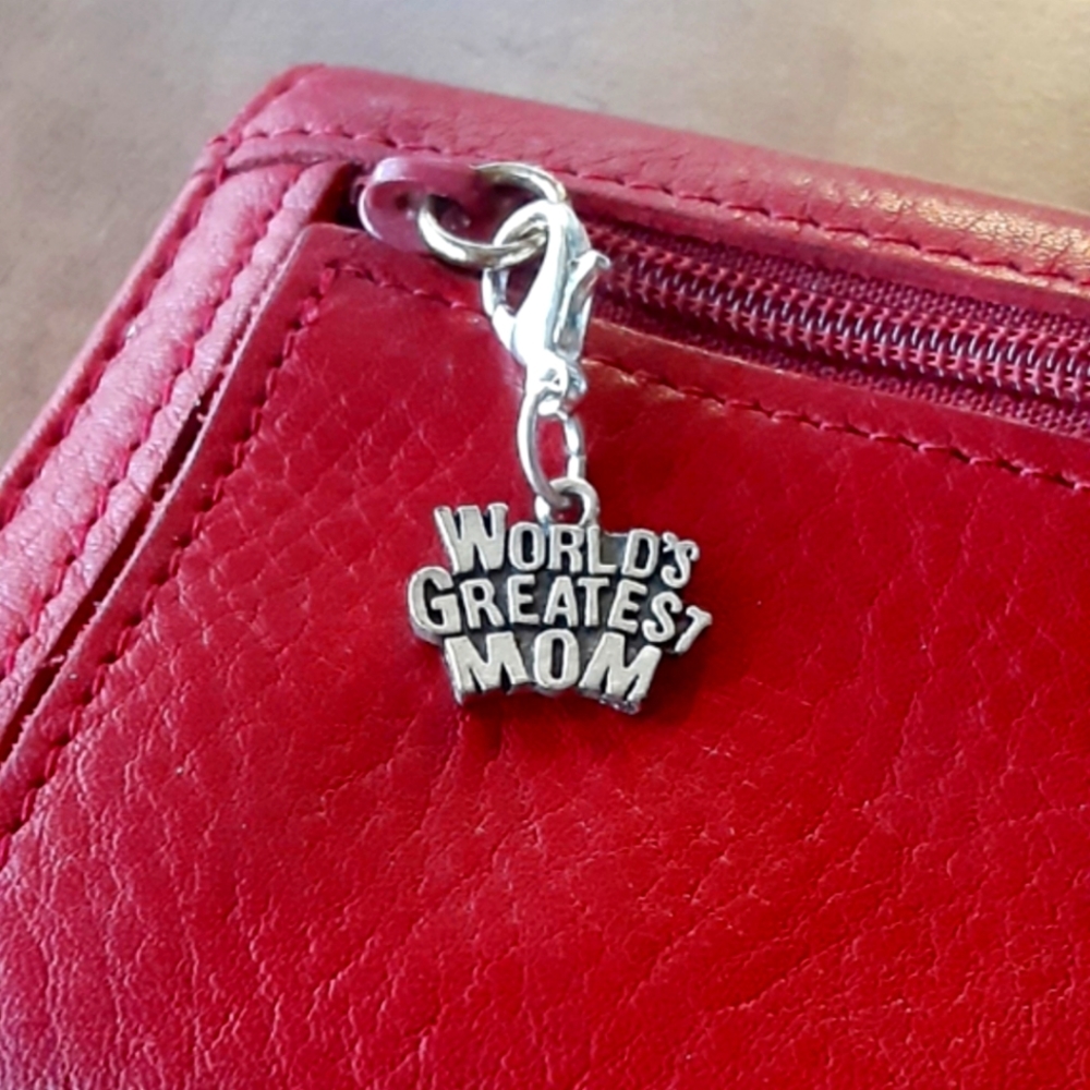 Clip On Mom Charms planner charms bracelet Zipp pull clipon bag charm